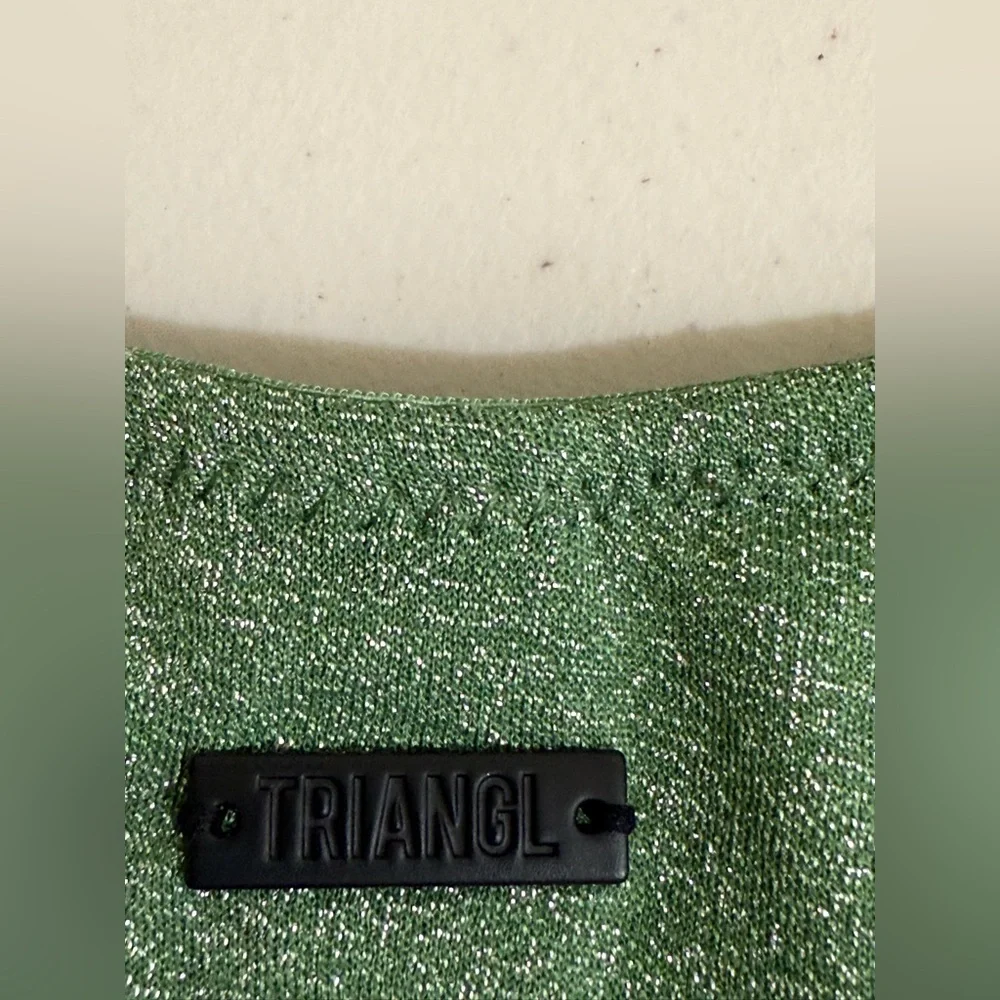 triangl swimwear Shimmer Sage Green Bikini